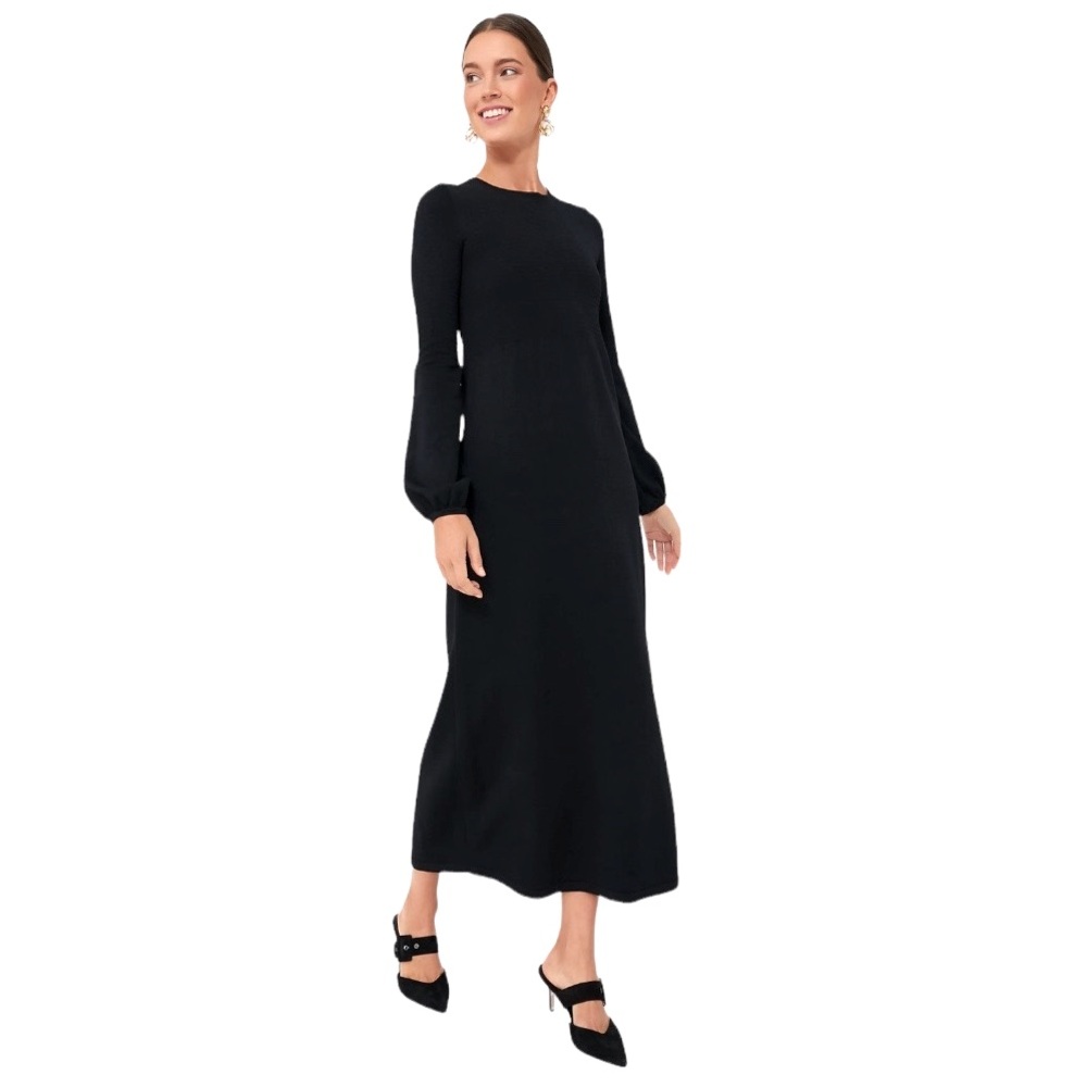 Pomander Place Lennox double knit black dress size small
